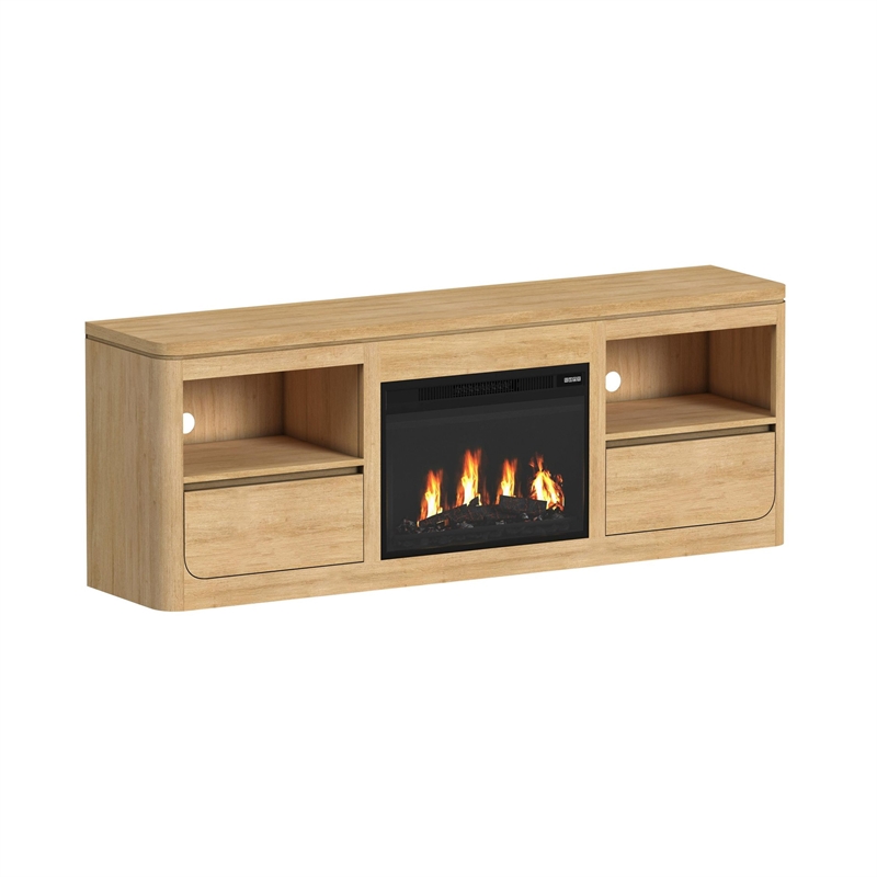 Picket House Furnishings Camelot 4PC Entertainment Unit With 71