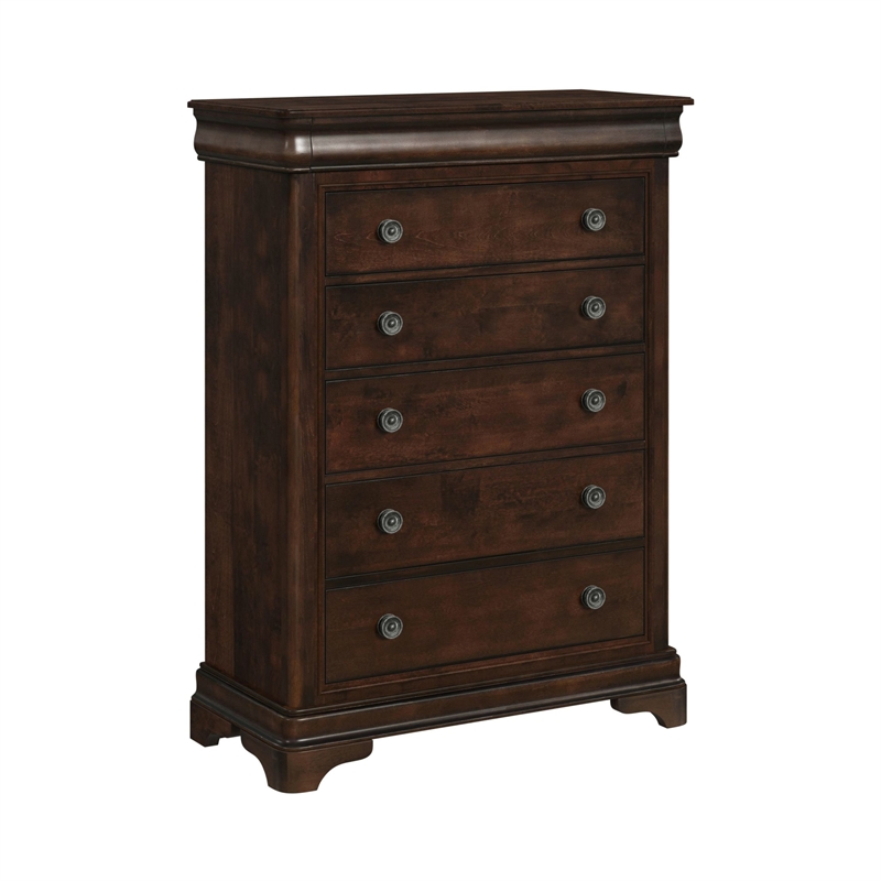 Picket House Furnishings Conley Cherry Queen Sleigh 5PC Bedroom Set