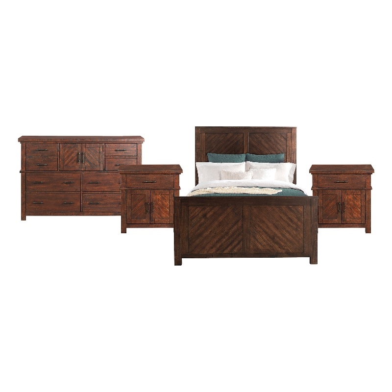 Picket House Furnishings Dex Queen Platform Storage 4PC Bedroom Set