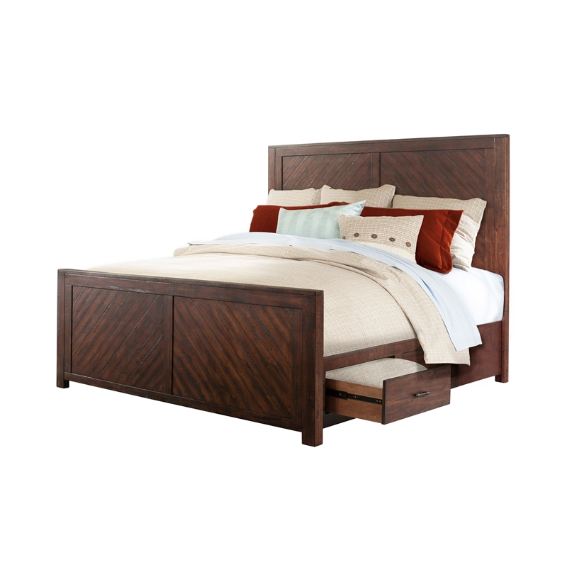 Picket House Furnishings Dex King Platform Storage 4PC Bedroom Set
