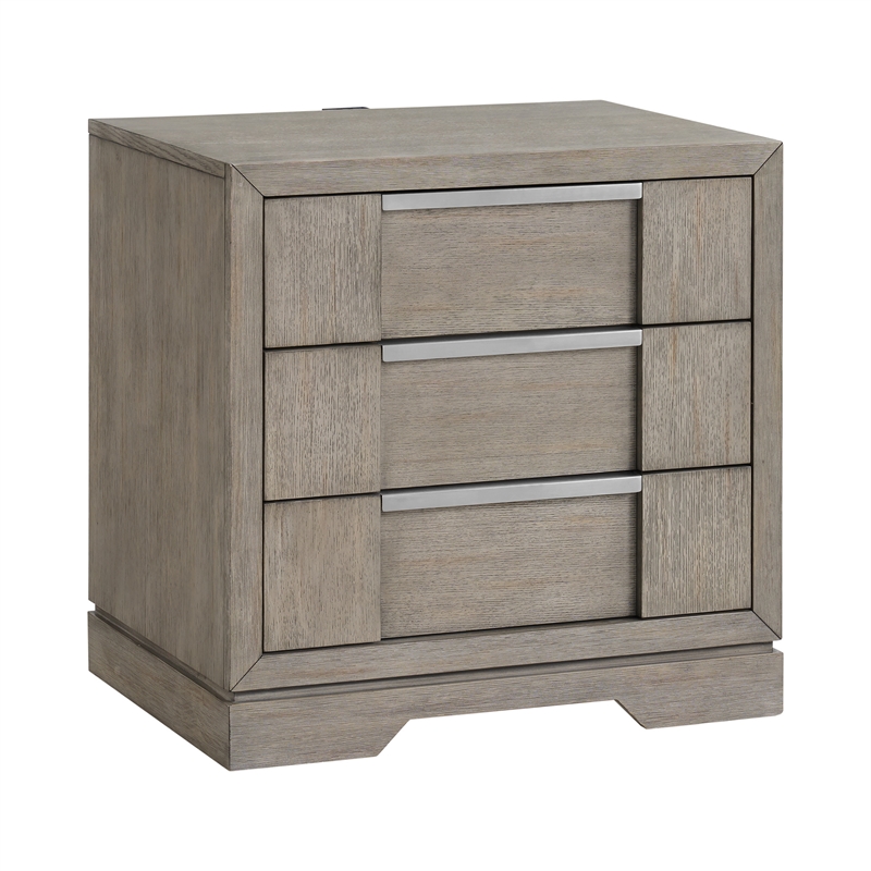 Picket House Furnishings Argo King 3PC Bedroom Set in Grey
