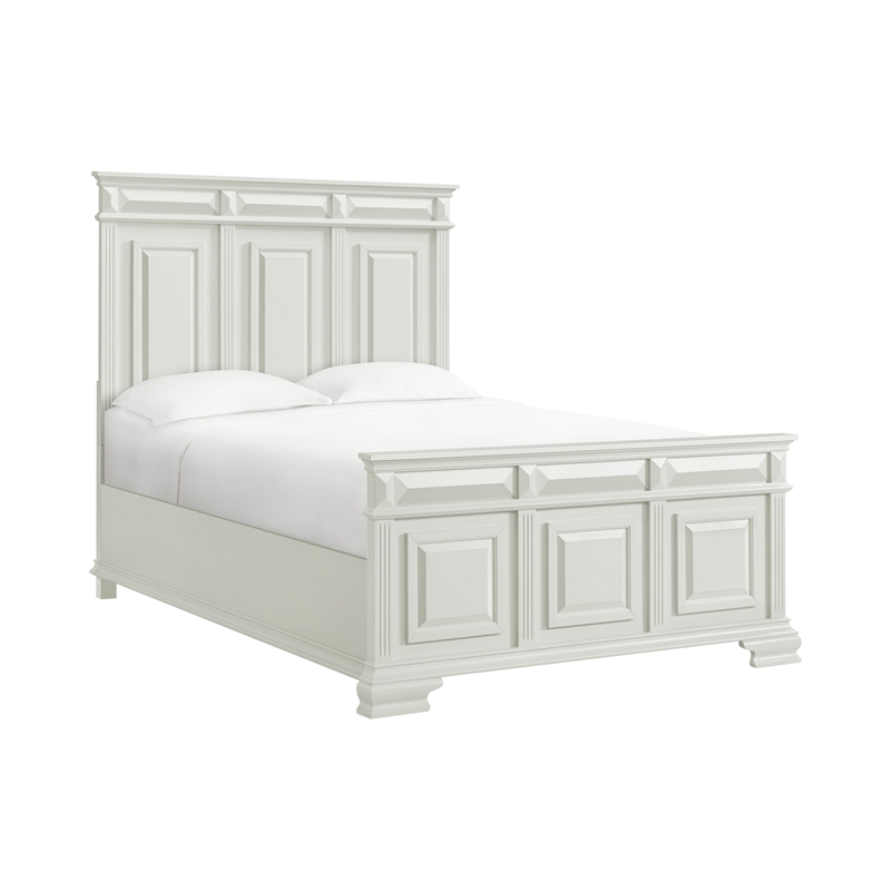 Picket House Furnishings Sumner Queen 5PC Bedroom Set in Antique White