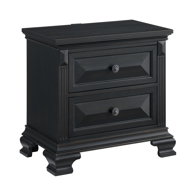 Picket House Furnishings Sumner Queen 3PC Bedroom Set in Black