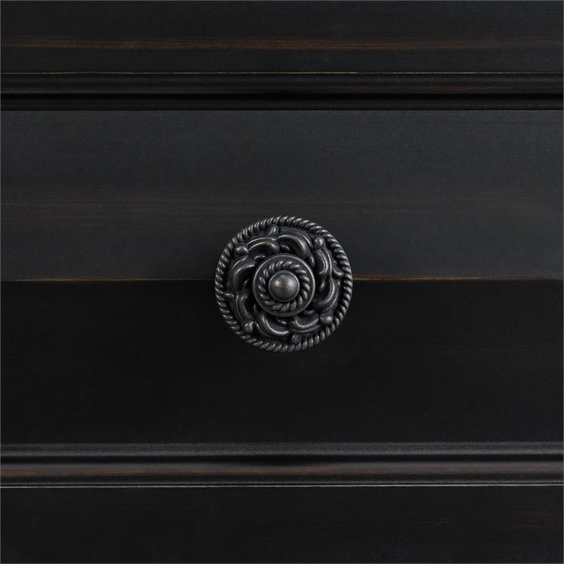 Picket House Furnishings Sumner Queen 4PC Bedroom Set in Black
