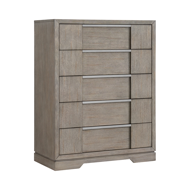 Picket House Furnishings Argo King 5PC Bedroom Set in Grey
