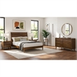 Picket House Furnishings Zuma Queen 4PC Bedroom Set in Walnut
