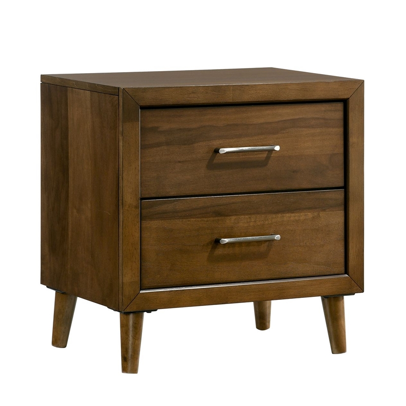 Picket House Furnishings Zuma Queen 5PC Bedroom Set in Walnut