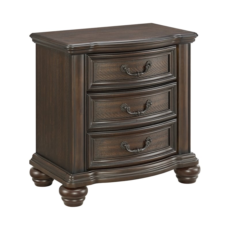 Picket House Furnishings Rosalinda Queen 3PC Bedroom Set in Mahogany