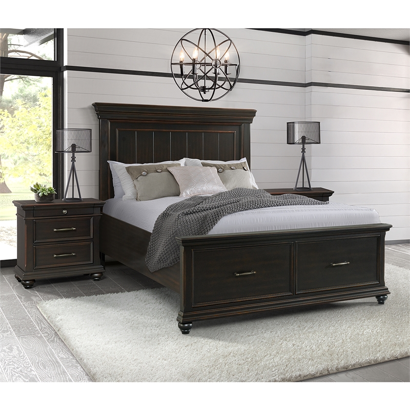 Picket House Furnishings Brooks Queen Platform Storage 3PC Bedroom Set