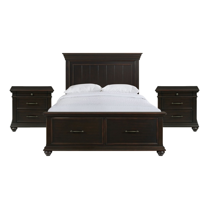 Picket House Furnishings Brooks Queen Platform Storage 3PC Bedroom Set