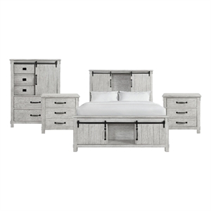 Picket House Furnishings Jack Queen Platform Storage 4PC Bedroom Set