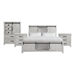 Picket House Furnishings Jack King Platform Storage 4PC Bedroom Set