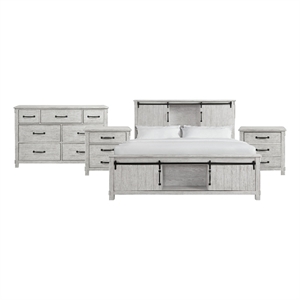 Picket House Furnishings Jack King Platform Storage 4PC Bedroom Set