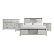 Picket House Furnishings Jack King Platform Storage 4PC Bedroom Set