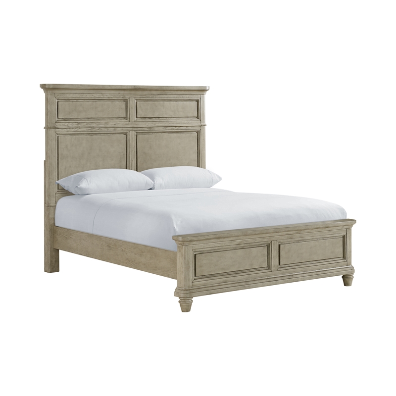 Picket House Furnishings Emiko Queen 3PC Bedroom Set in Light Grey
