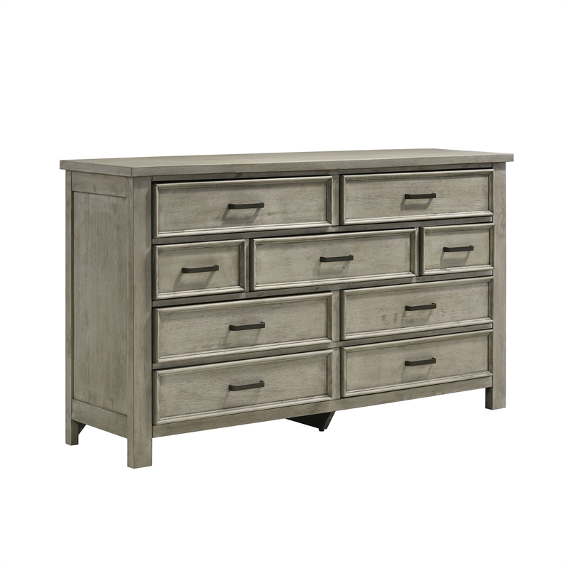 Picket House Furnishings Damen King Storage 5PC Bedroom Set in Drift Grey