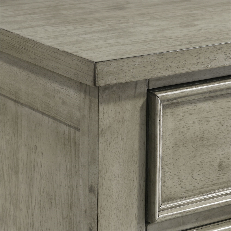 Picket House Furnishings Damen King Storage 5PC Bedroom Set in Drift Grey