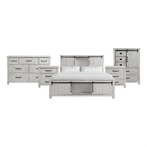 Picket House Furnishings Jack King Platform Storage 5PC Bedroom Set