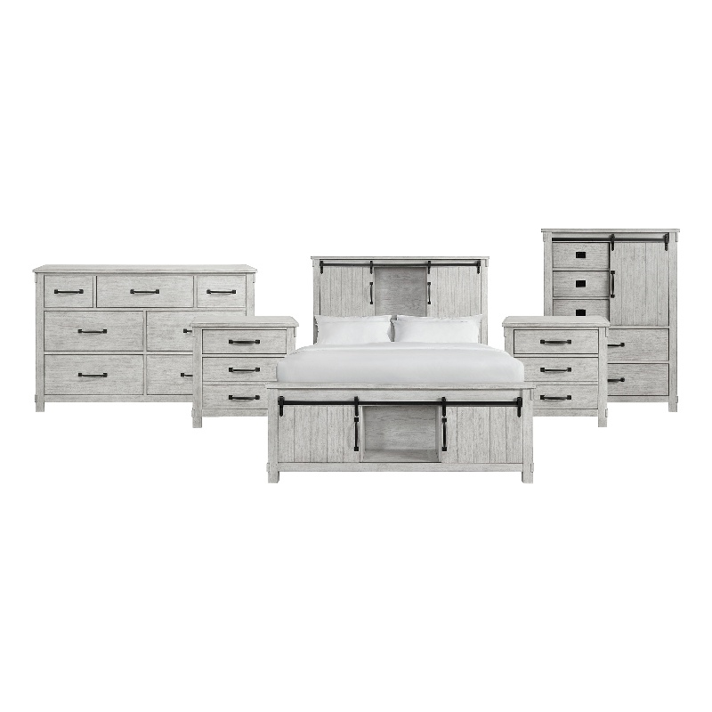 Picket House Furnishings Jack Queen Platform Storage 5PC Bedroom Set