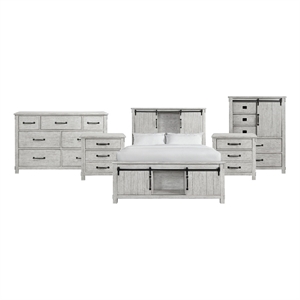 Picket House Furnishings Jack Queen Platform Storage 5PC Bedroom Set