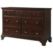Picket House Furnishings Brinley 7 Drawer Dresser in Cherry