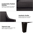 Picket House Furnishings Erica Chair in Charcoal Gray