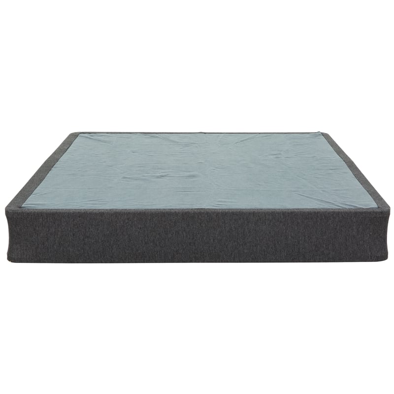 Primo International Delta Twin XL Fabric Upholstered Folding Foundation in Gray