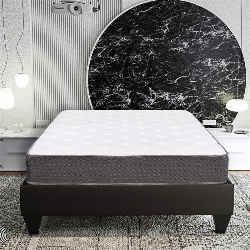 Primo International Equilibria 8in polyurethane Twin XL Mattress in White