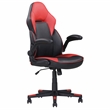 Sealy Gamer 115 Black/Red Faux Leather Office Chair with Fabric Upholstery