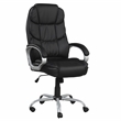 Sealy Kronos Black PU High Back Office Task Chair with Plywood Base