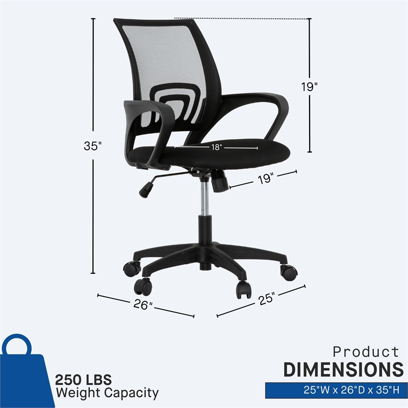 Sealy Jupiter Ergonomic Mesh Office Chair with Tilt