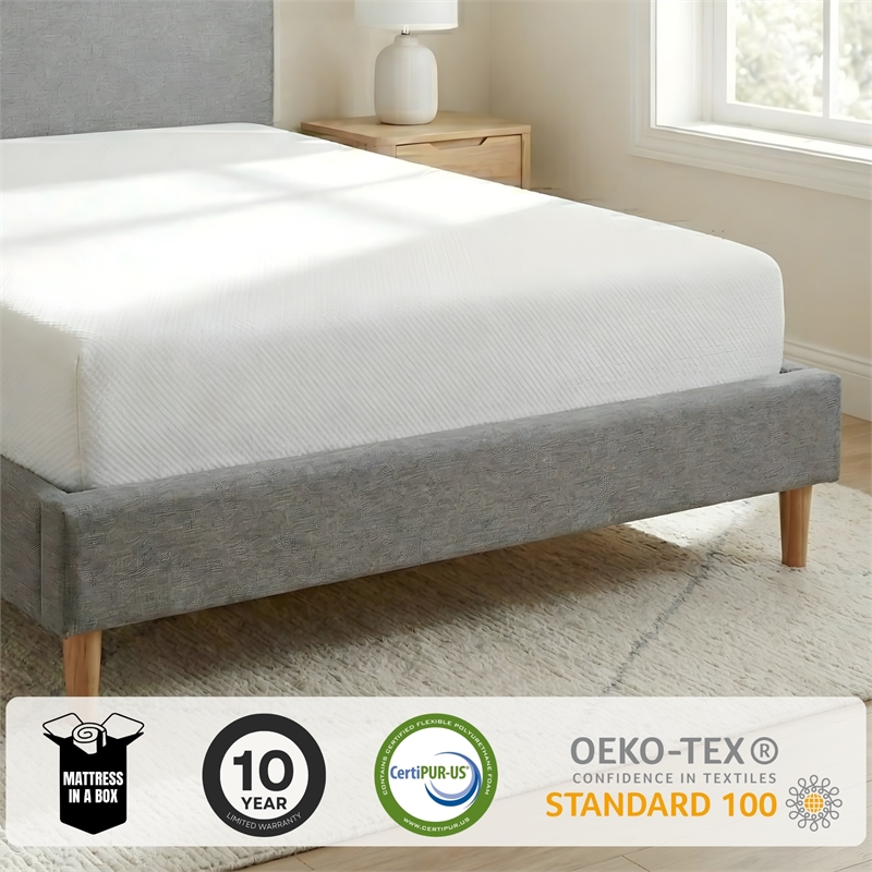 Divine California King Medium Gel Foam 8 in. Mattress