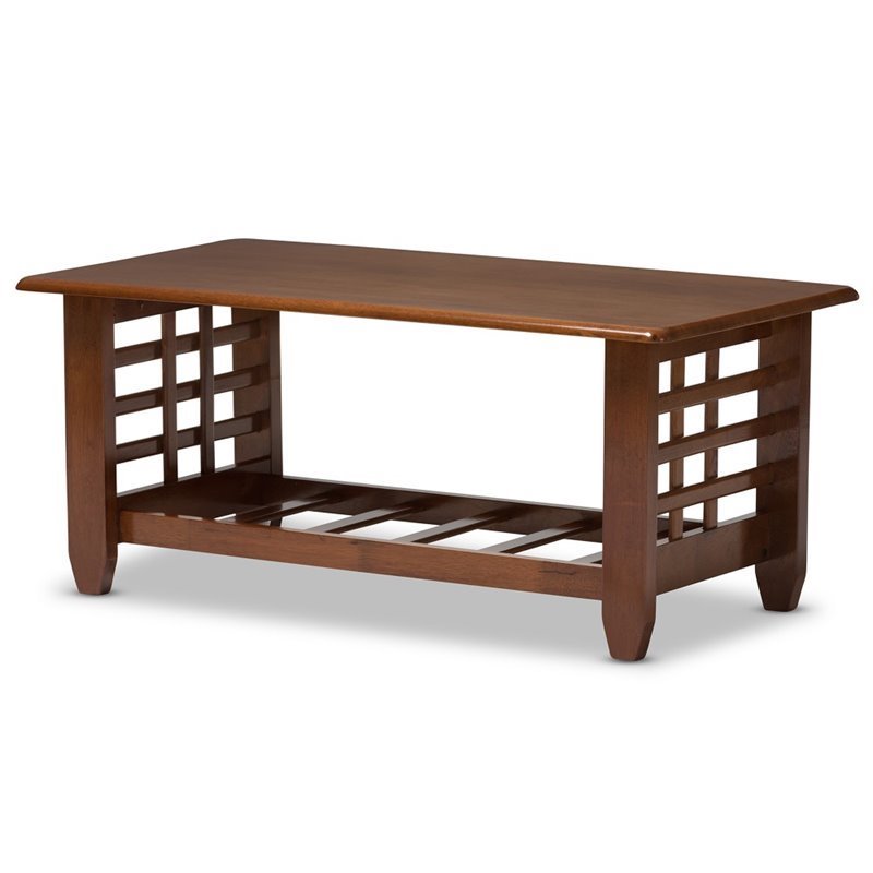 Larissa Wood Coffee Table in Cherry