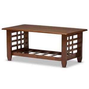 Larissa Wood Coffee Table in Cherry
