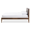 Leyton King Platform Bed in Gray