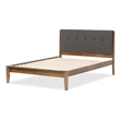 Leyton King Platform Bed in Gray