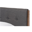 Leyton King Platform Bed in Gray