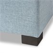 Roanoke Storage Bench in Light Blue