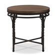 Austin End Table in Antique Bronze
