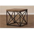 Holden End Table in Antique Bronze