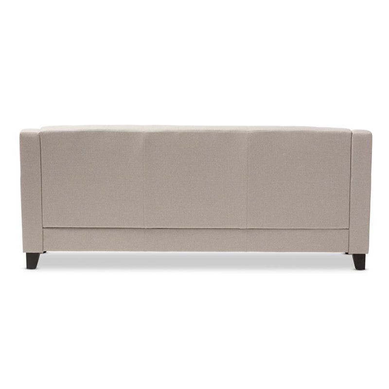 Arcadia Upholstered Sofa in Light Beige