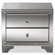 Baxton Studio Farrah Hollywood Regency Glamour Style Mirrored 2-Drawer End Table