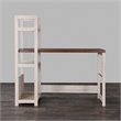 Baxton Studio Hypercube Writing Desk in Natural and Brown