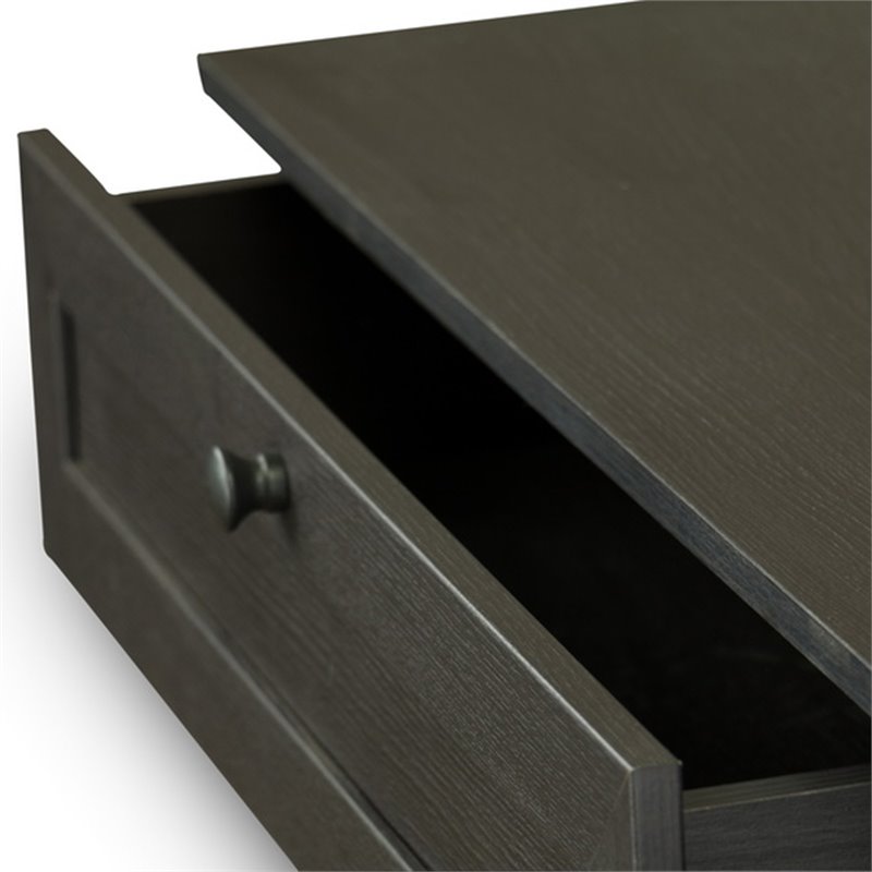 Baxton Studio Pocillo 3 Door Shoe Cabinet in Dark Brown