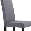 Baxton Studio Andrew 5 Piece Dining Set in Espresso and Gray