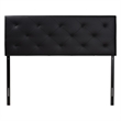 Baxton Studio Baltimore Faux Leather Tufted King Panel Headboard