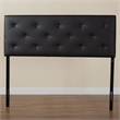 Baxton Studio Baltimore Faux Leather Tufted King Panel Headboard
