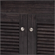 Baxton Studio Agni China Cabinet in Dark Brown