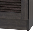 Baxton Studio Agni China Cabinet in Dark Brown