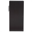 Baxton Studio Lindo 2 Pull Out Door Media Storage Cabinet in Brown